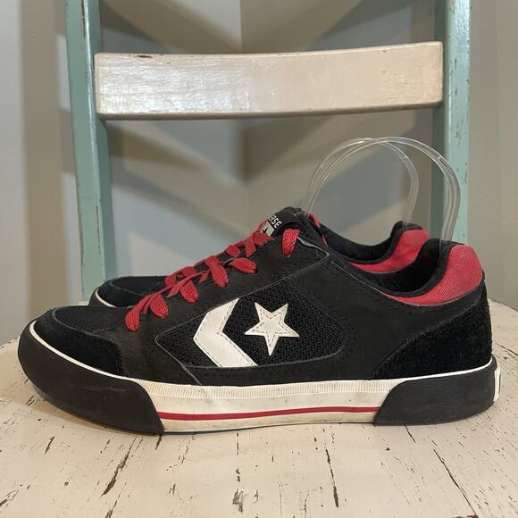 Converse Co Star Optimum Chuck Taylor All Star Red Black Low Top Shoes Youth 6.5 - Picture 5 of 9